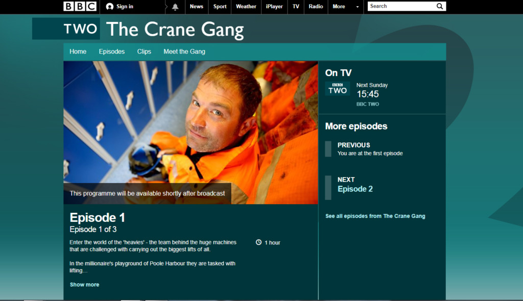 The Crane Gang BBC2