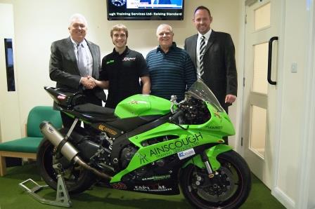 From the left in the photo is the man himself Brendan Ainscough, Joe Lawrence ,The Farv and Managing Director Richard Crayston